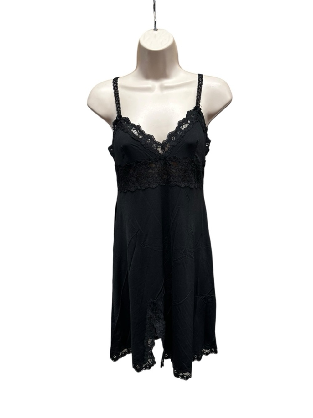 Eloise black slip dress lace women’s small whimsigoth grunge